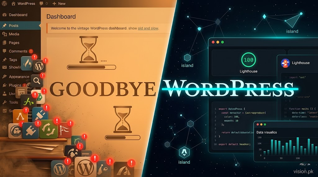 goodbye wordpress