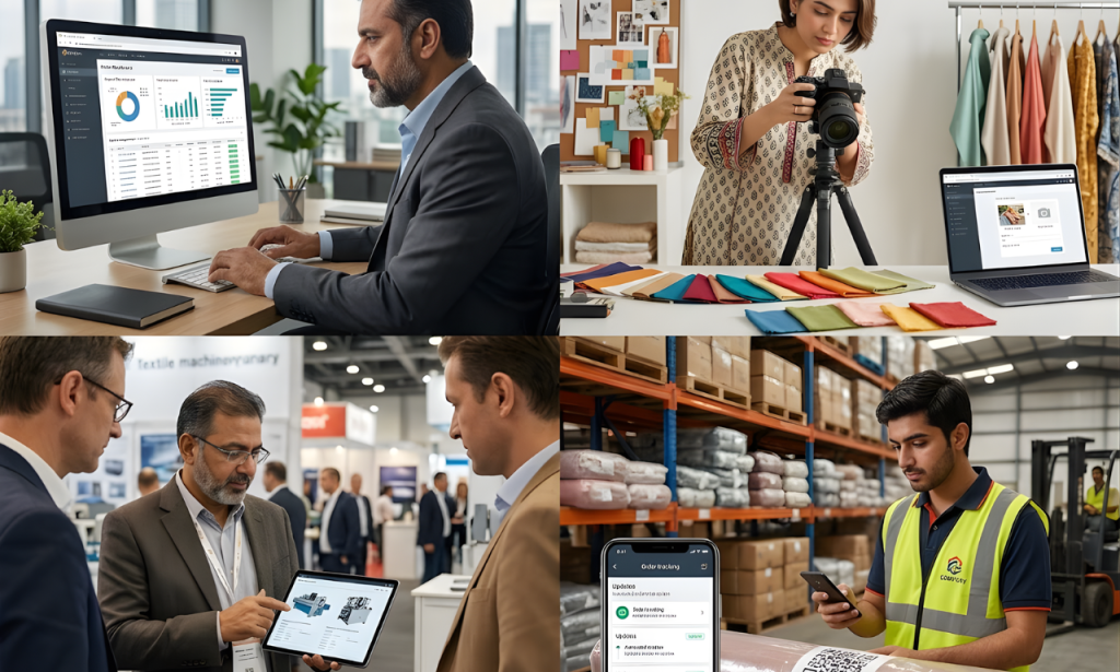 best web developer for textile industry