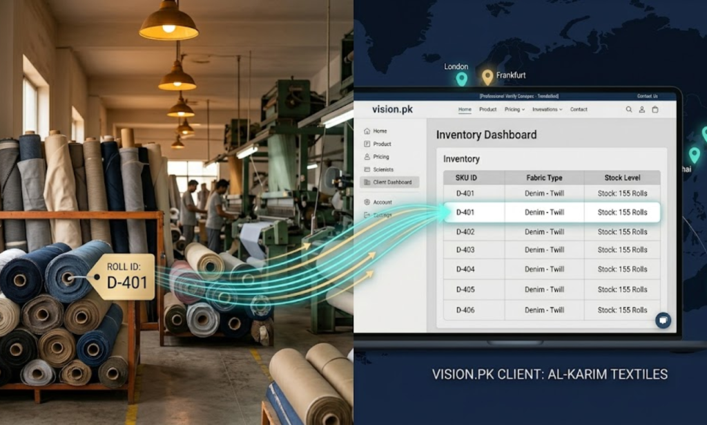 Textile company website