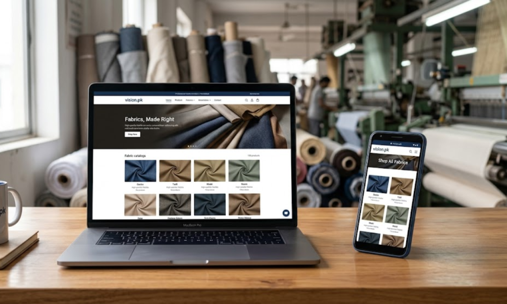 Textile company website